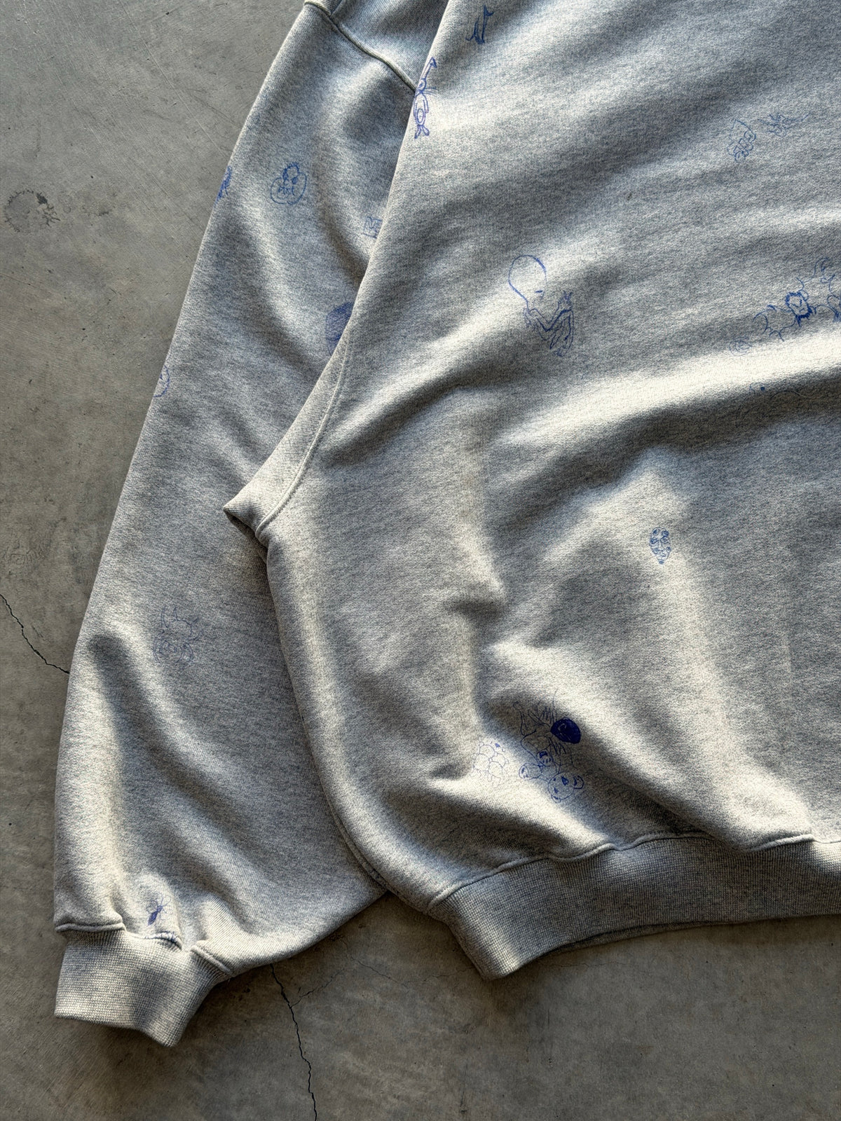Vetements sample scribble hoodie