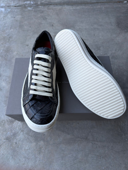 Maxfield exclusive Rick Owen Pirarucu leather sneaks