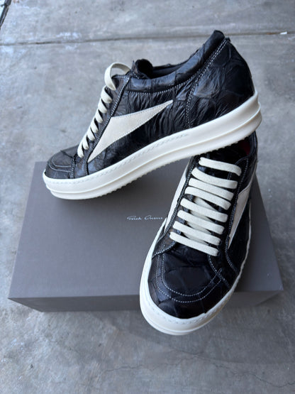 Maxfield exclusive Rick Owen Pirarucu leather sneaks