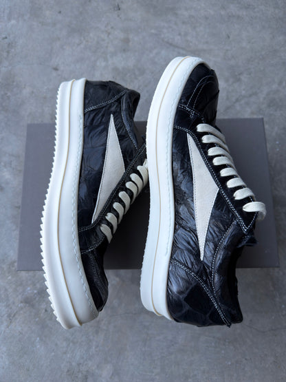 Maxfield exclusive Rick Owen Pirarucu leather sneaks