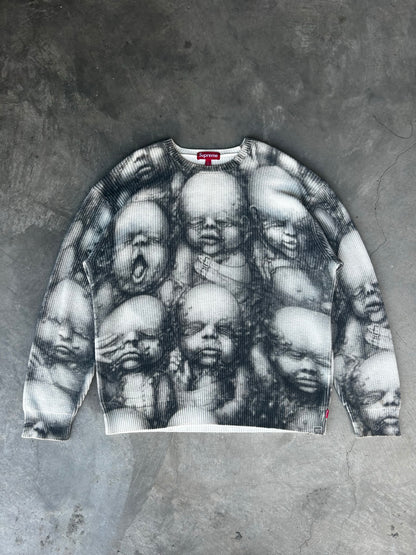 Supreme x H.R. Giger baby sweater