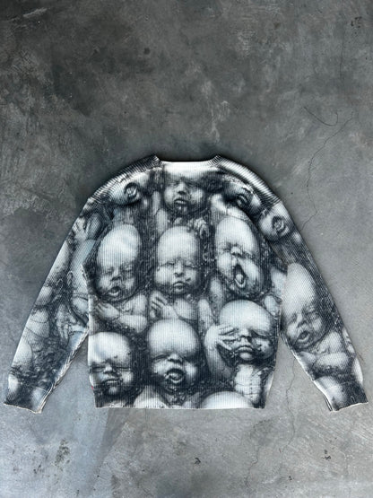 Supreme x H.R. Giger baby sweater