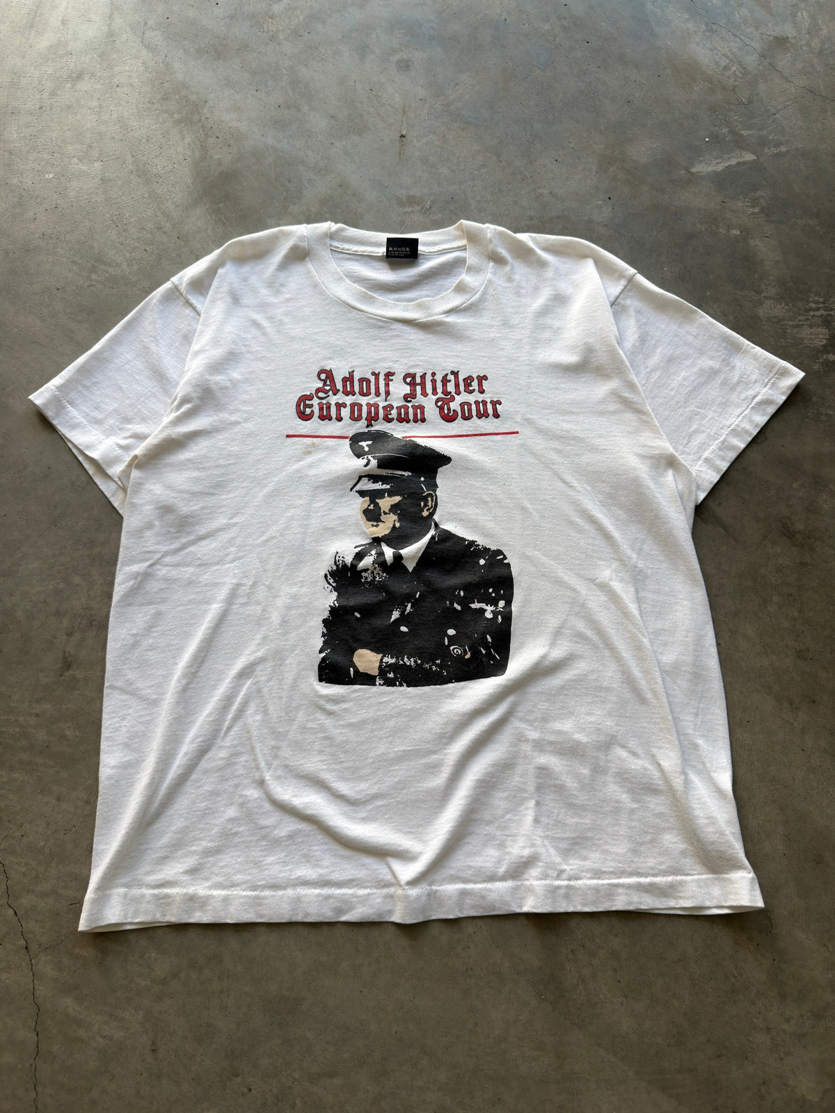 1980s Adolf Hitler European tour tee