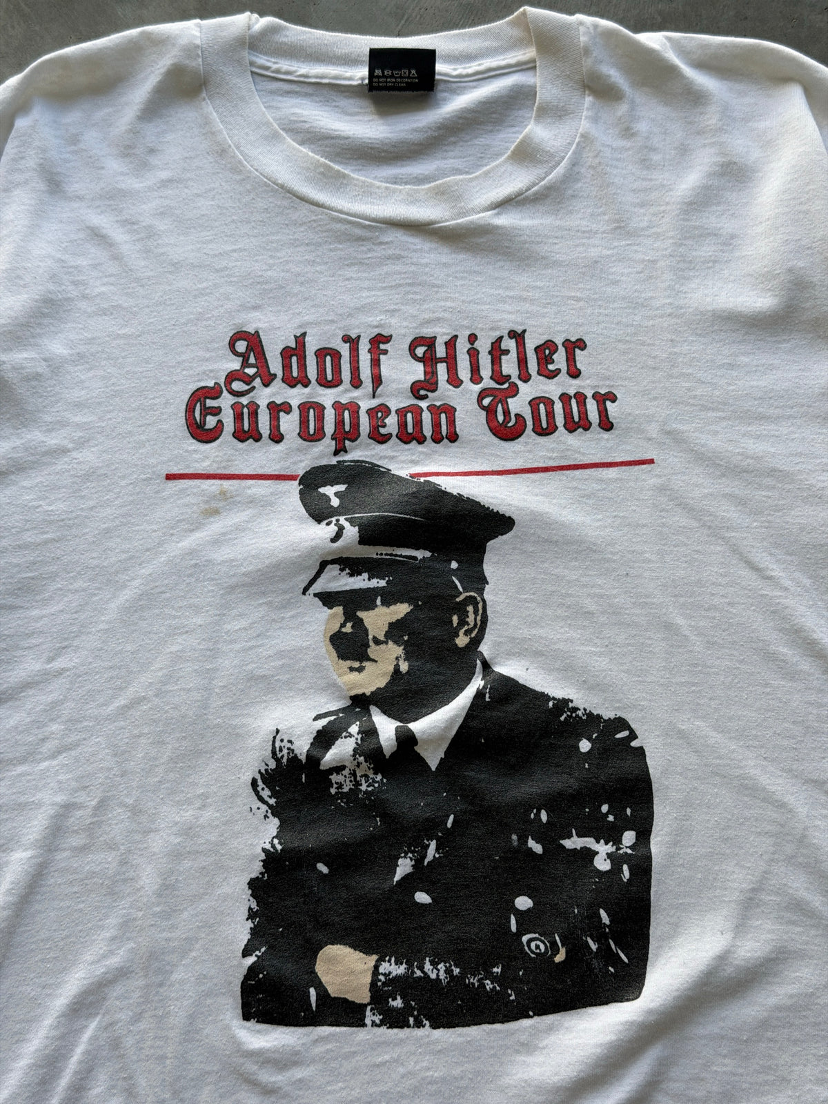 1980s Adolf Hitler European tour tee