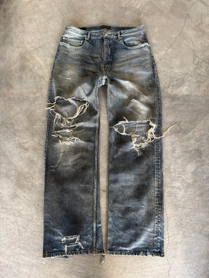 Balenciaga SS23 mudshow denim