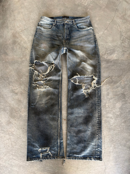 Balenciaga SS23 mudshow denim