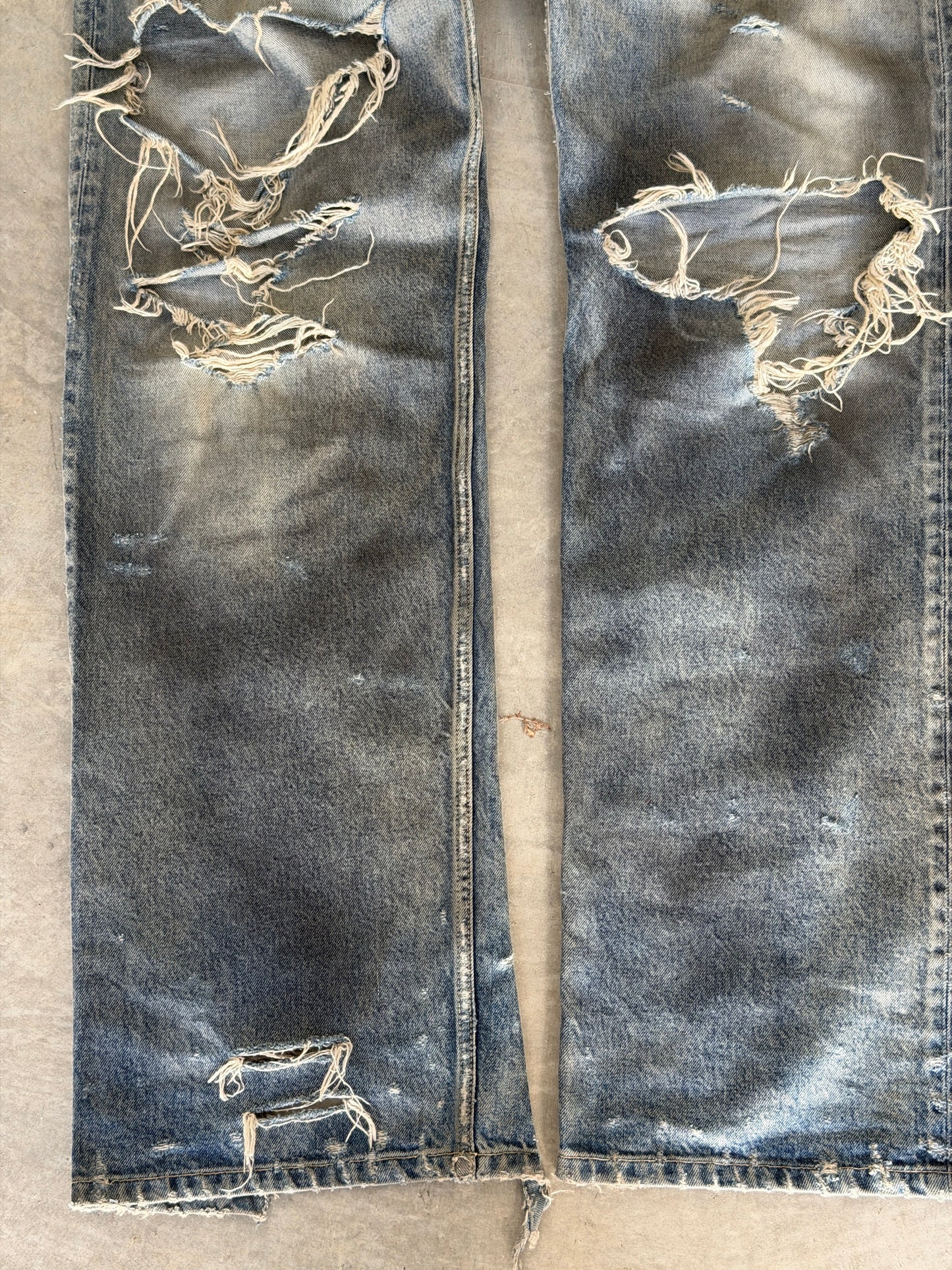 Balenciaga SS23 mudshow denim