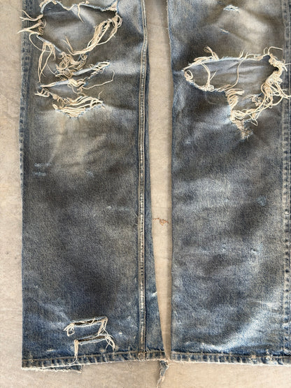 Balenciaga SS23 mudshow denim