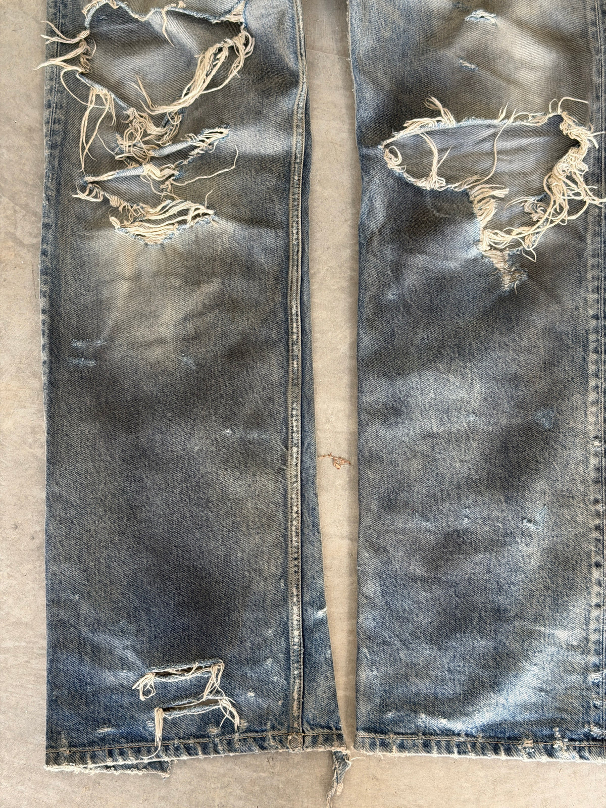 Balenciaga SS23 mudshow denim
