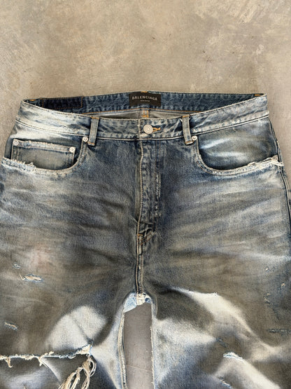 Balenciaga SS23 mudshow denim