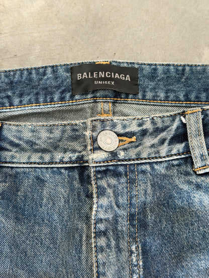 Balenciaga SS23 mudshow denim