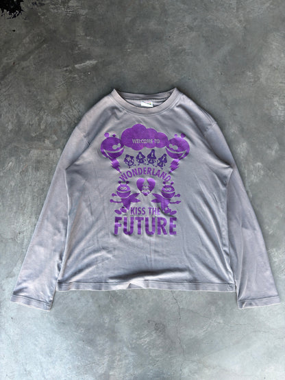 90s W&LT "kiss the future" L/S tee
