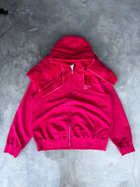 Doublet towel zip up