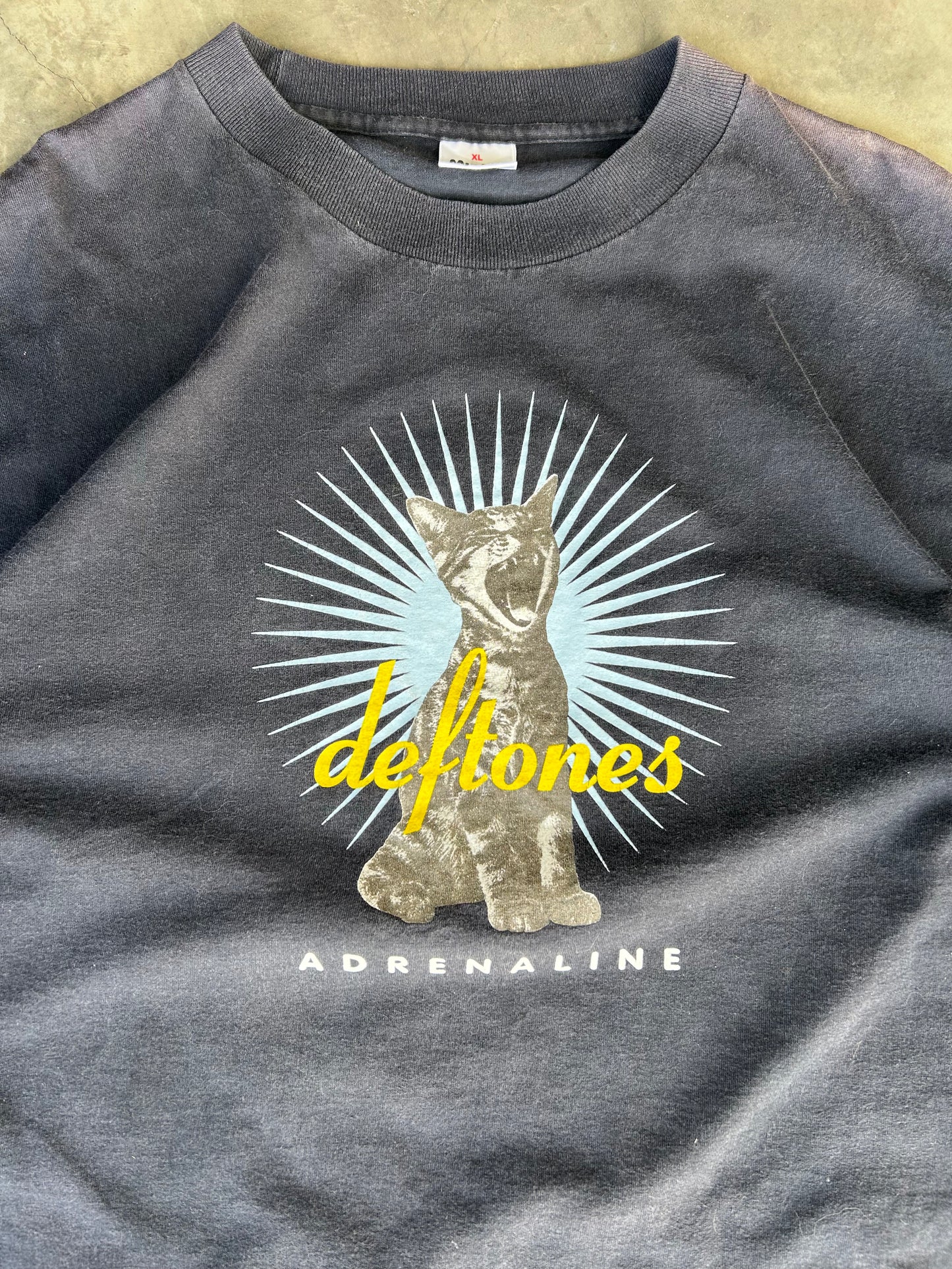 Deftones adrenaline cat tee