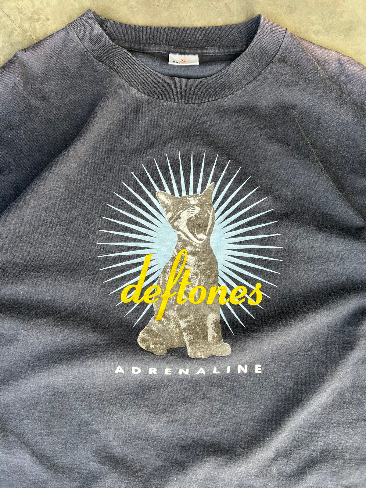 Deftones adrenaline cat tee