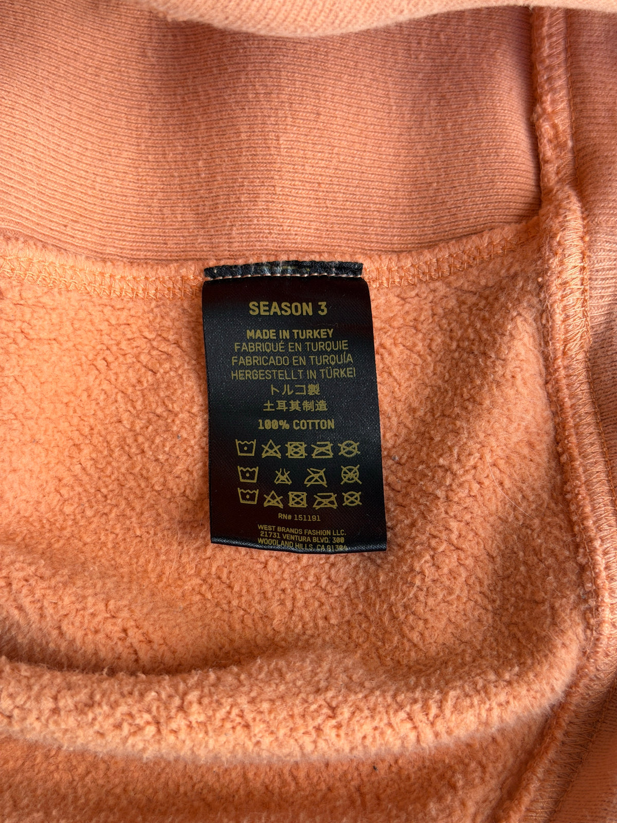Yeezy szn 3 hoodie