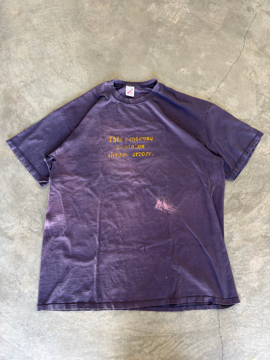 Vintage gothic errors tee