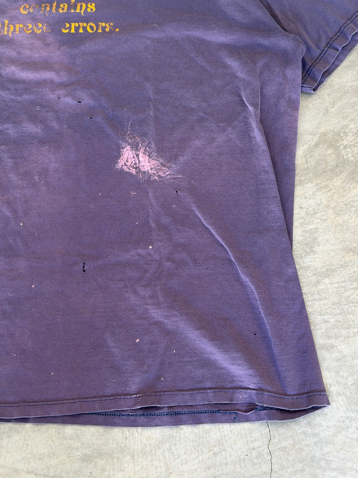 gothic errors tee