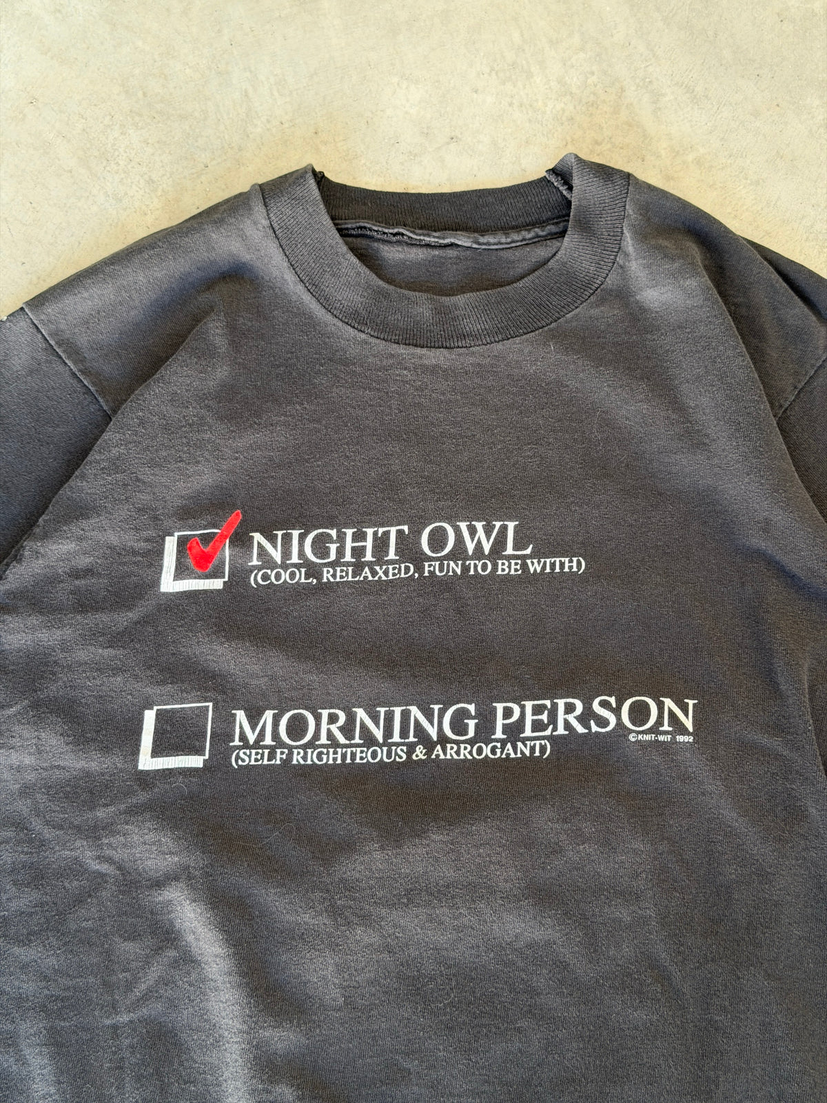 90s night owl tee