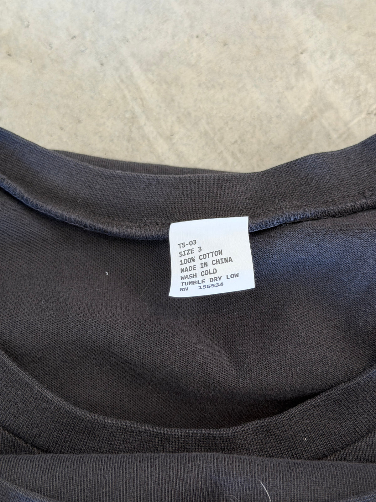3 pack shrunken tee TS-03