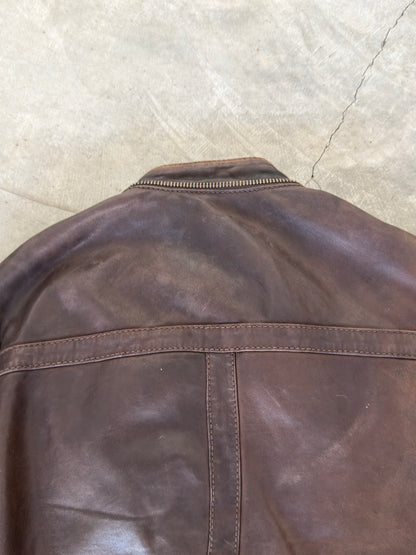 AW04 Dolce and gabbana cargo leather bomber