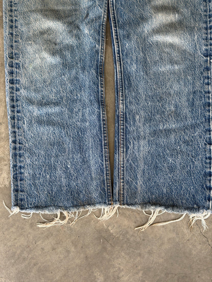 80s Levi 501 cut off denim