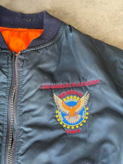 Vintage Alpha industries police bomber jacket