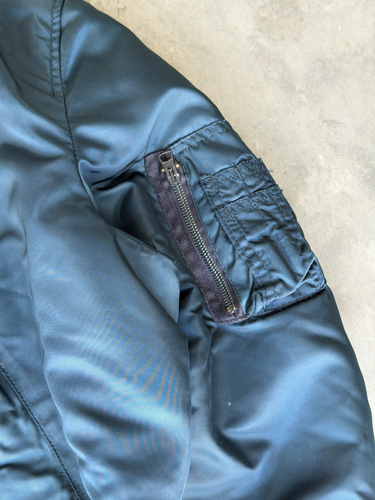 Vintage Alpha industries police bomber jacket