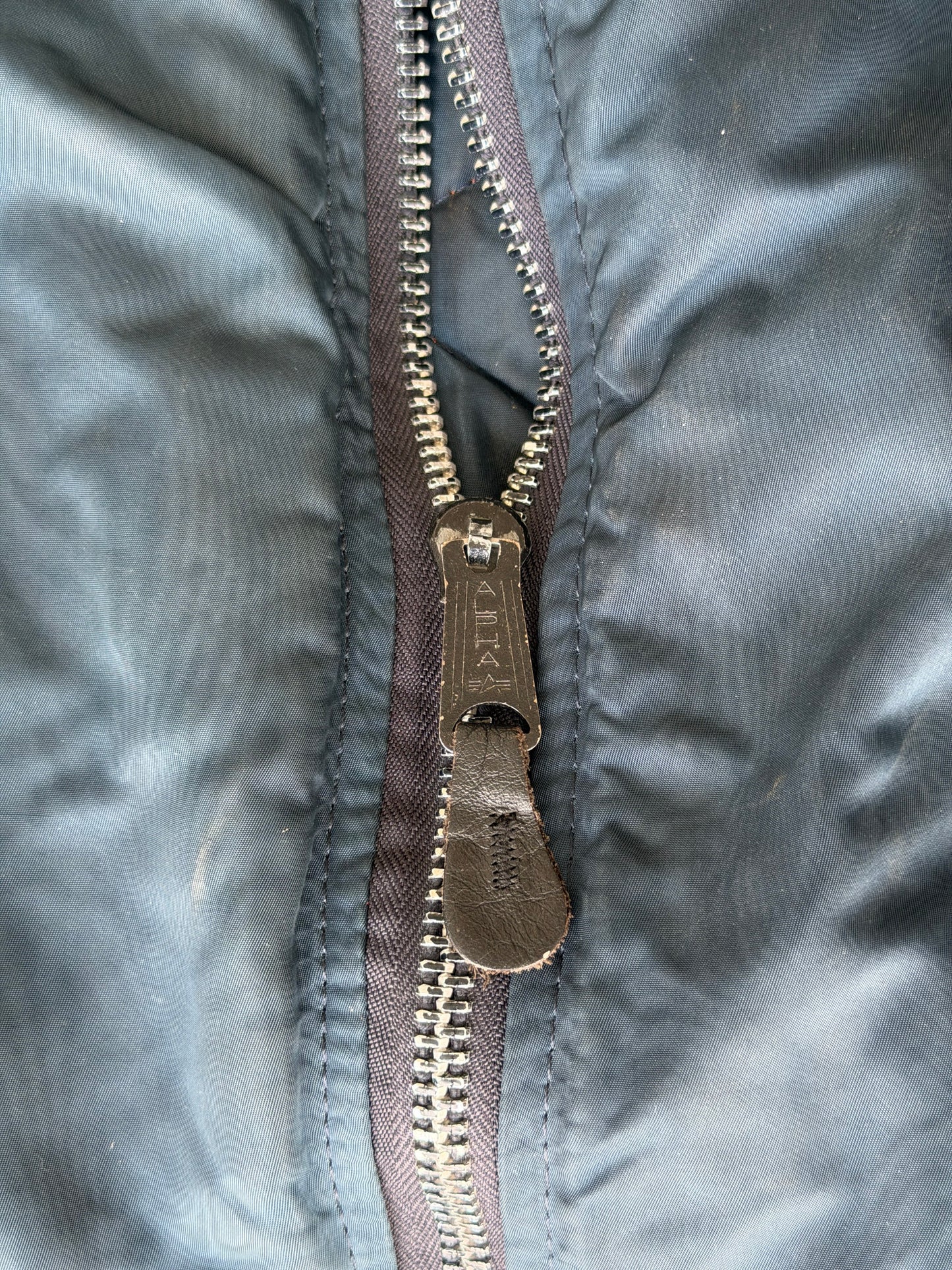 Vintage Alpha industries police bomber jacket