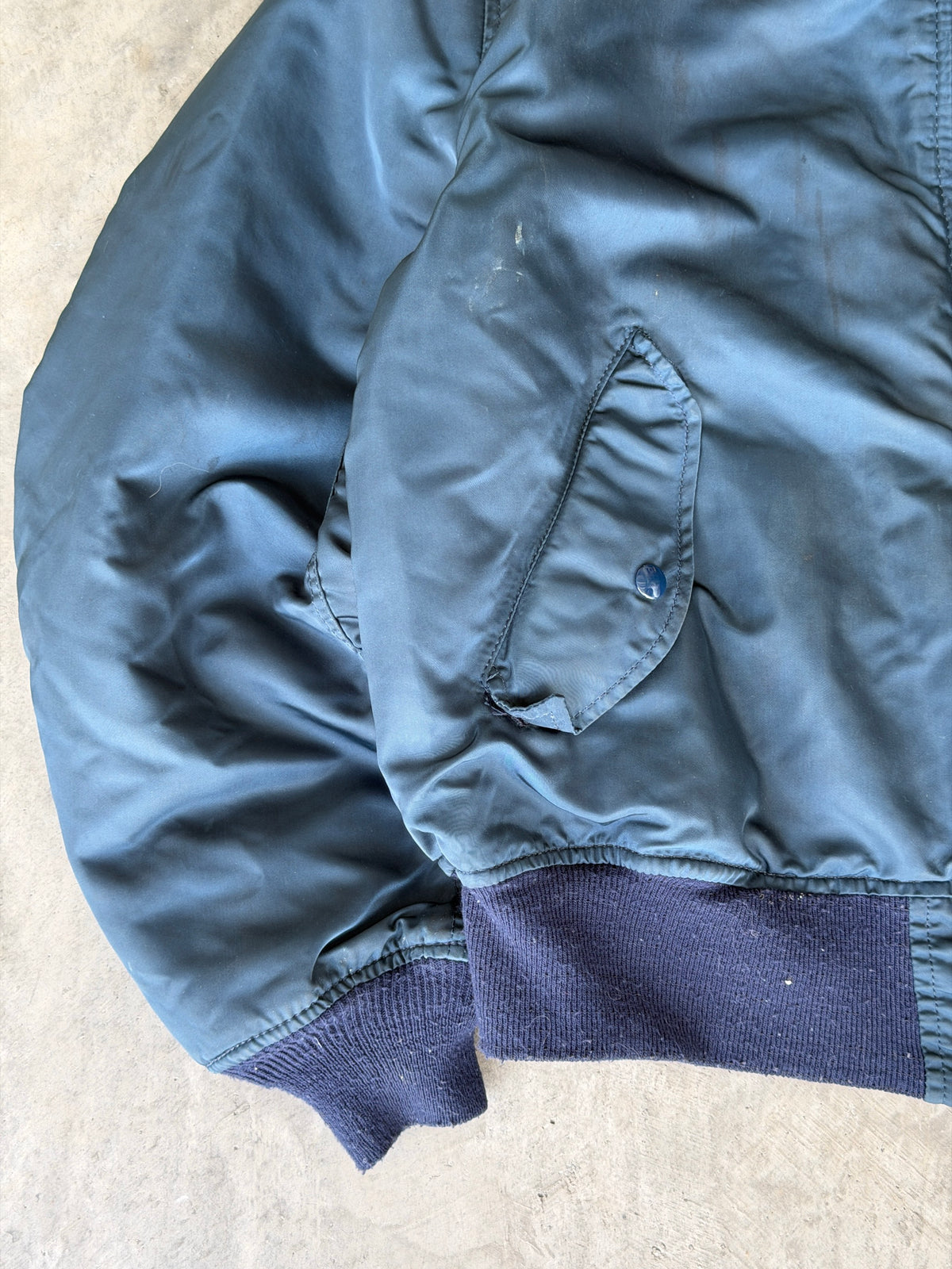 Vintage Alpha industries police bomber jacket