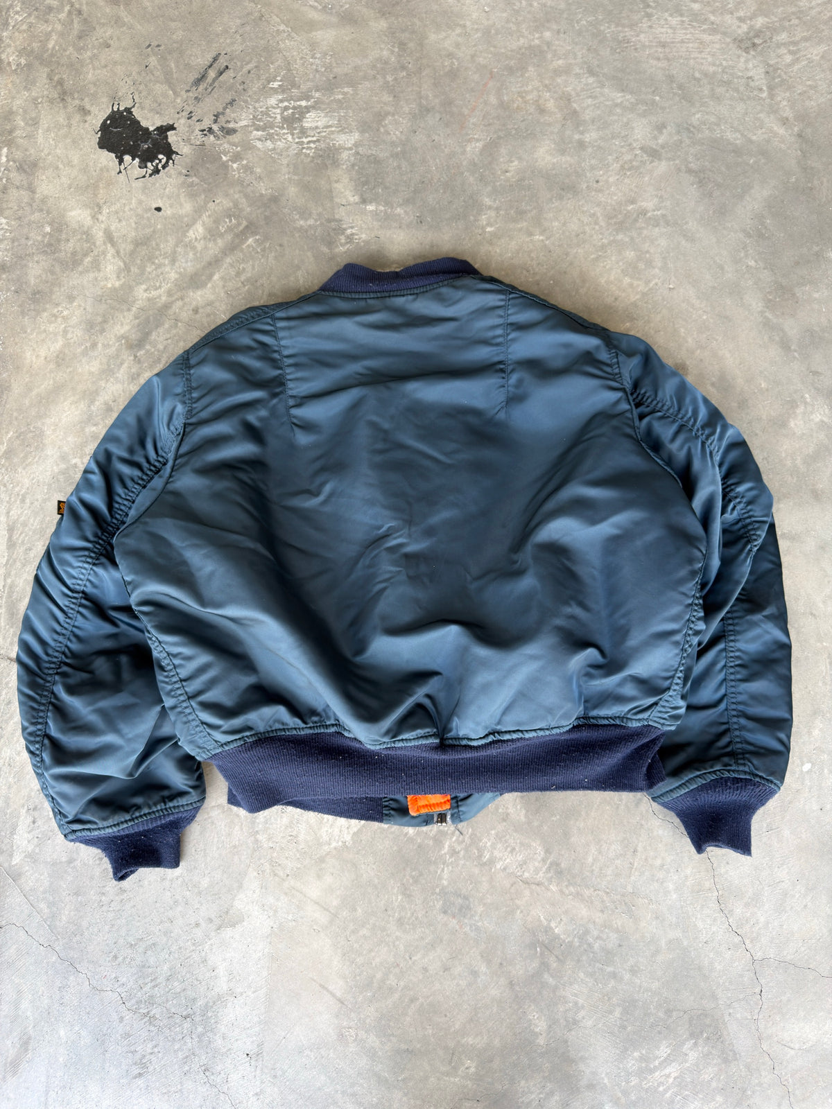 Vintage Alpha industries police bomber jacket