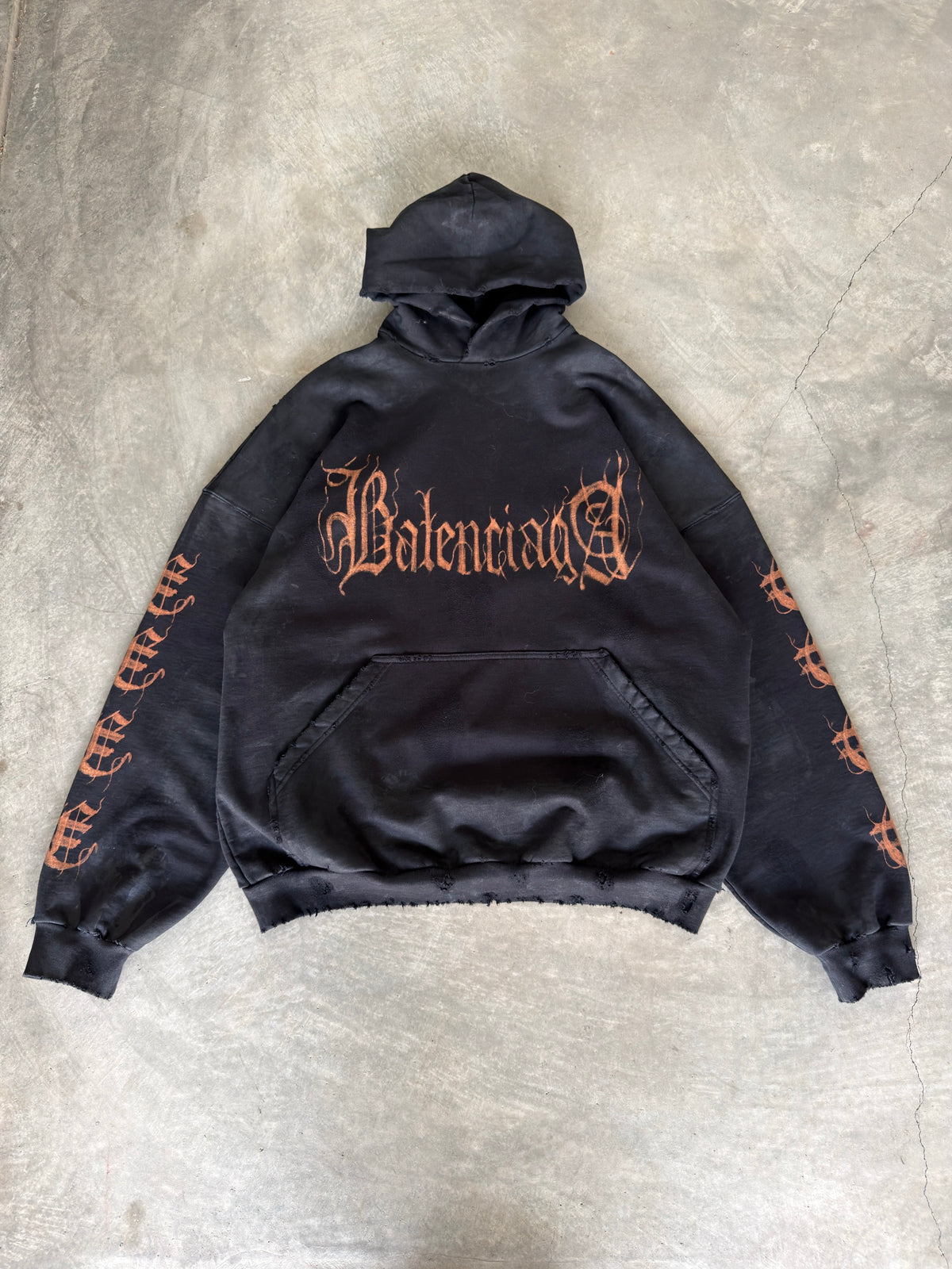 Balenciaga Heavy metal hoodie