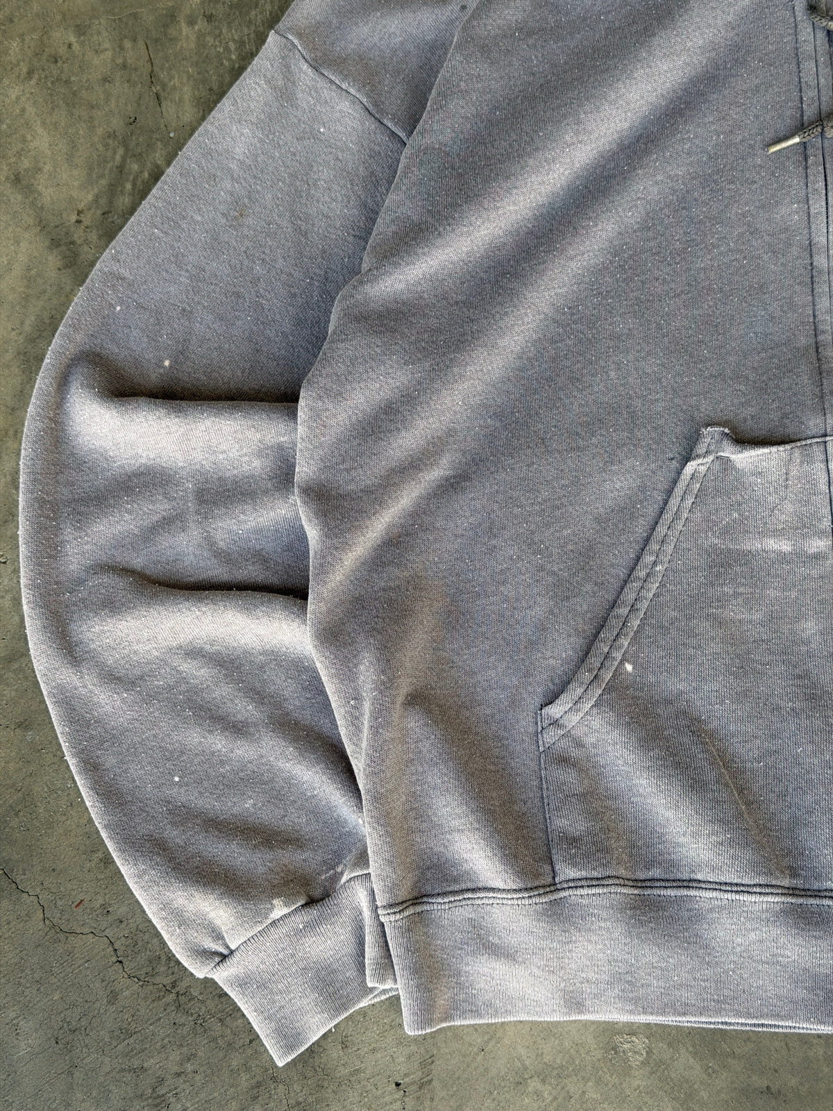 Vintage faded zip up hoodie