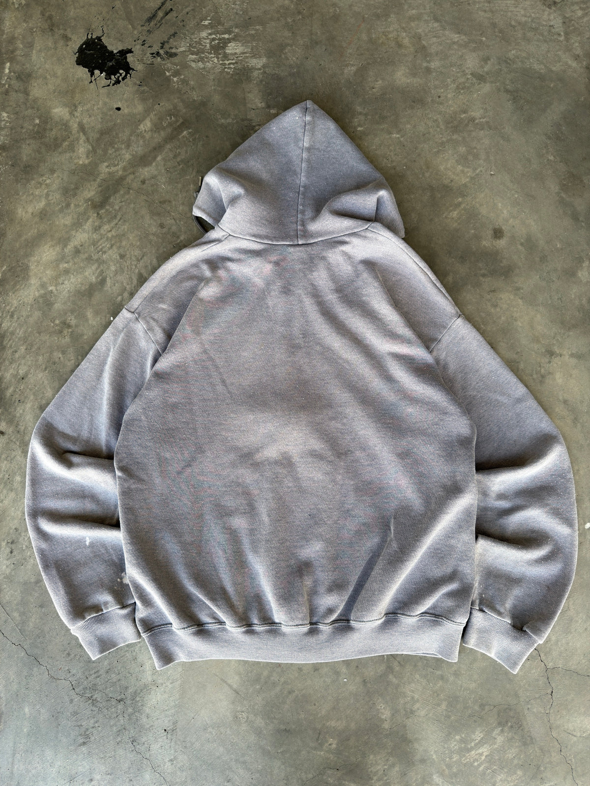 Vintage faded zip up hoodie