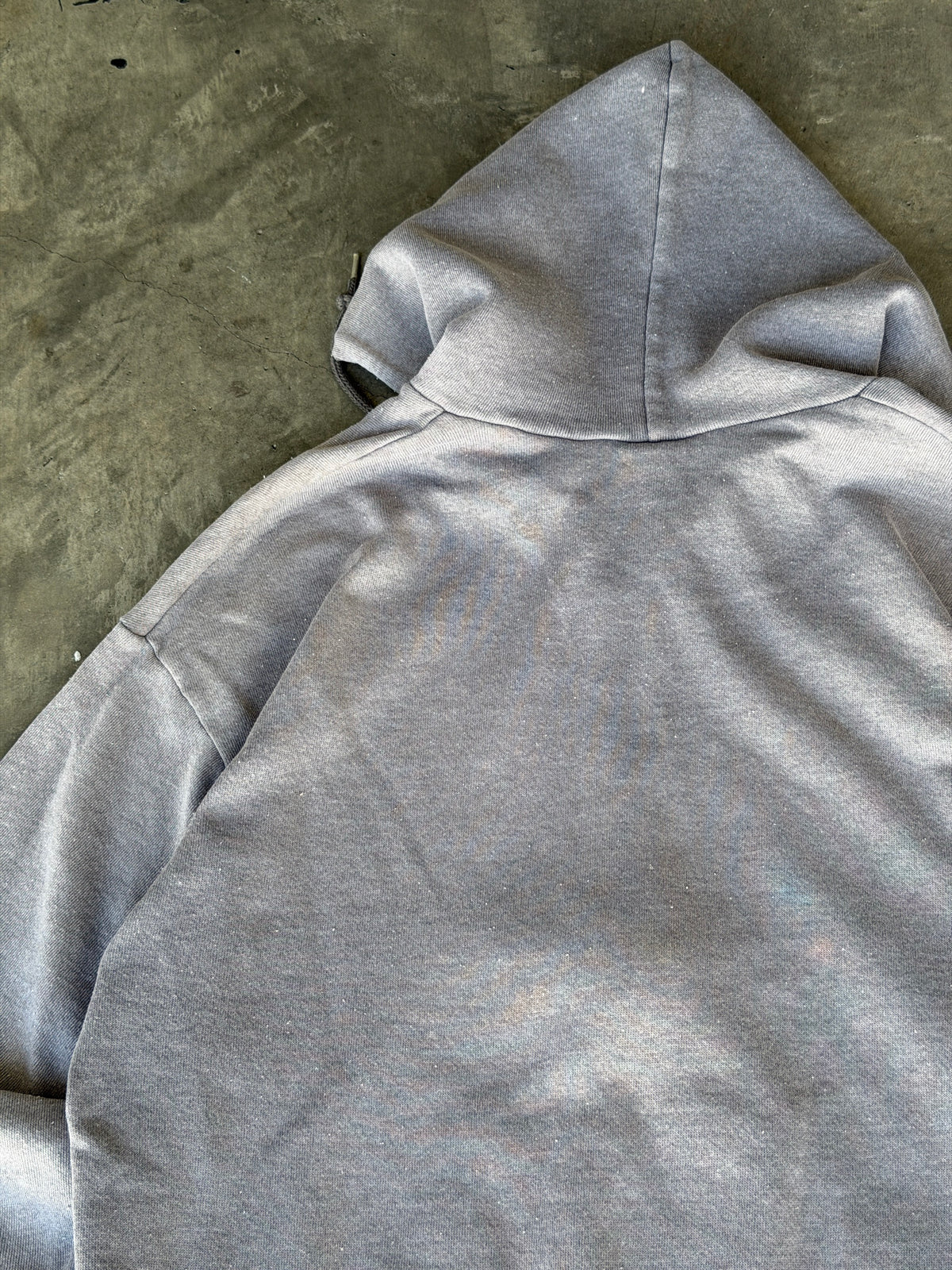 Vintage faded zip up hoodie