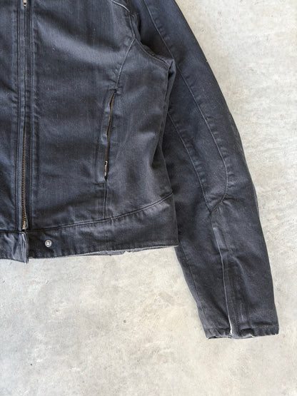 Entire studios denim moto jacket