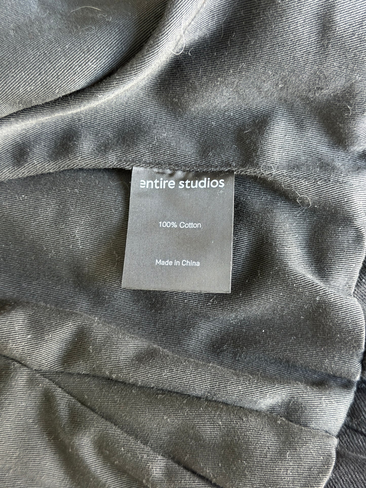 Entire studios denim moto jacket