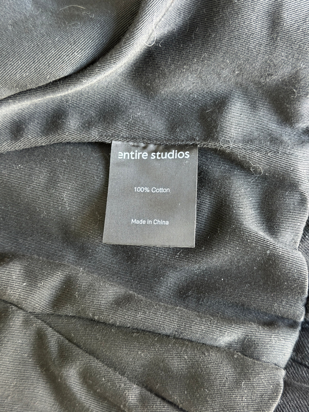 Entire studios denim moto jacket
