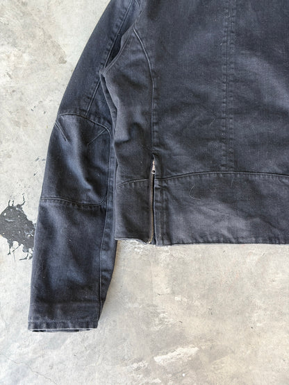 Entire studios denim moto jacket