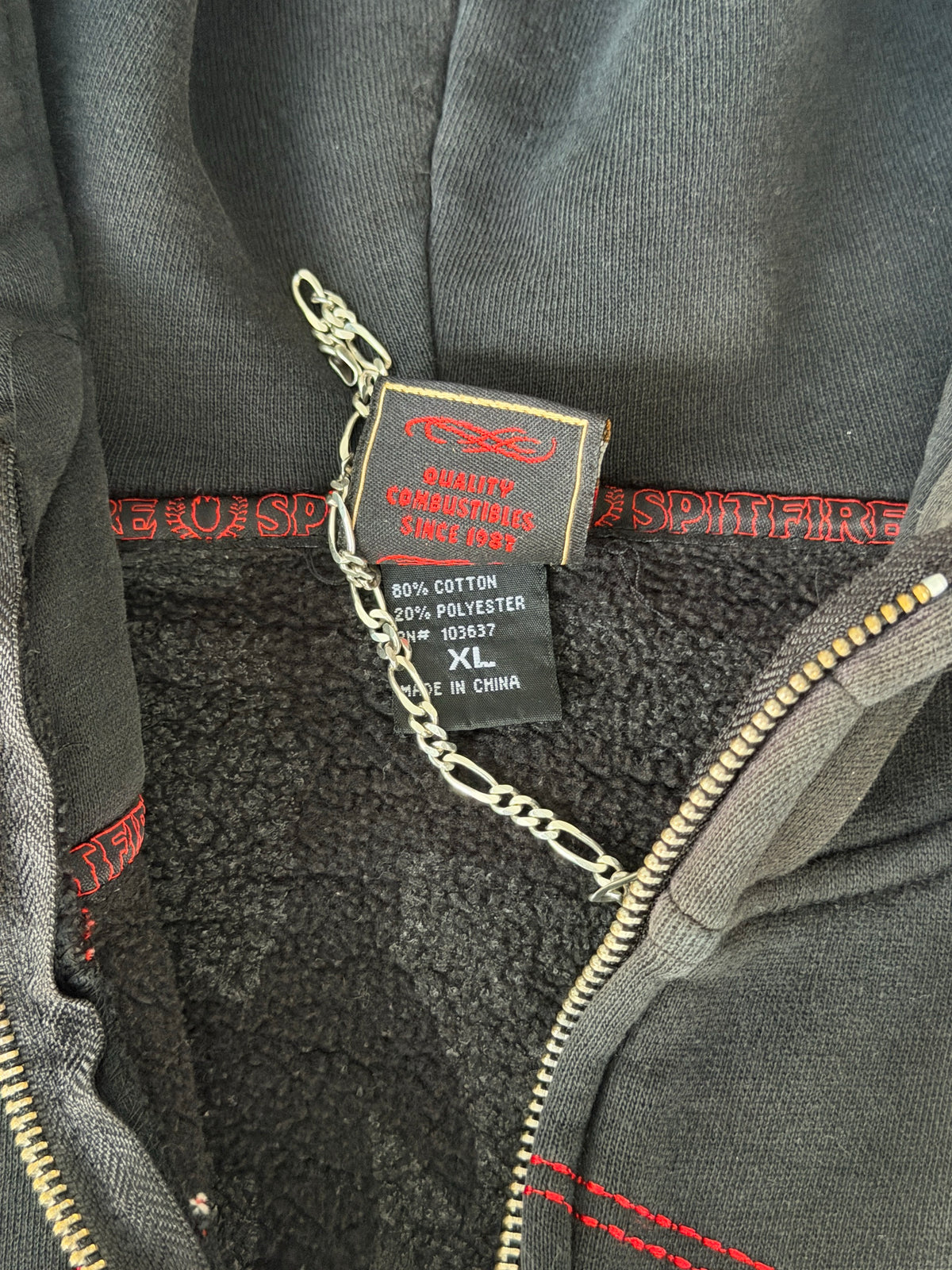 thrashed hoodie