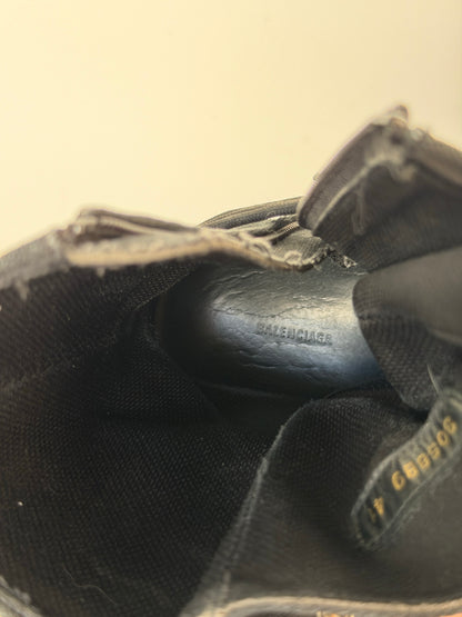 Balenciaga canvas stomper boot