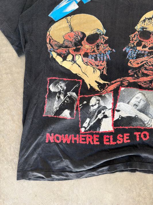 vintage metallica "no where else to roam" tee