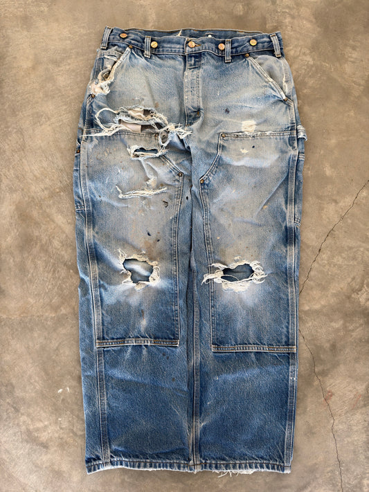 vintage carhartt dungaree denim