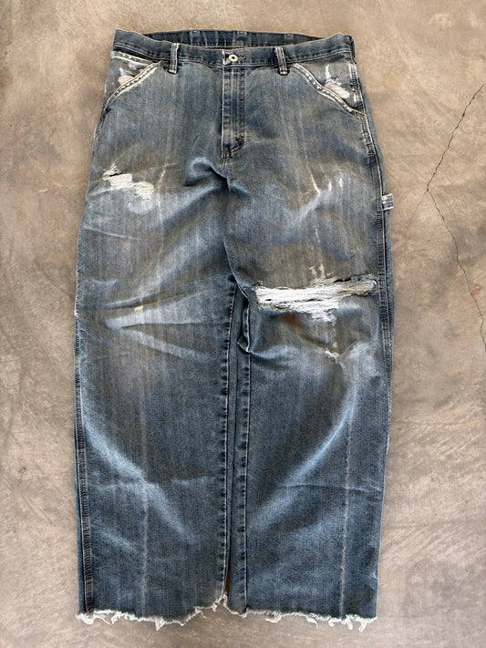 vintage hickory stripe wranglers