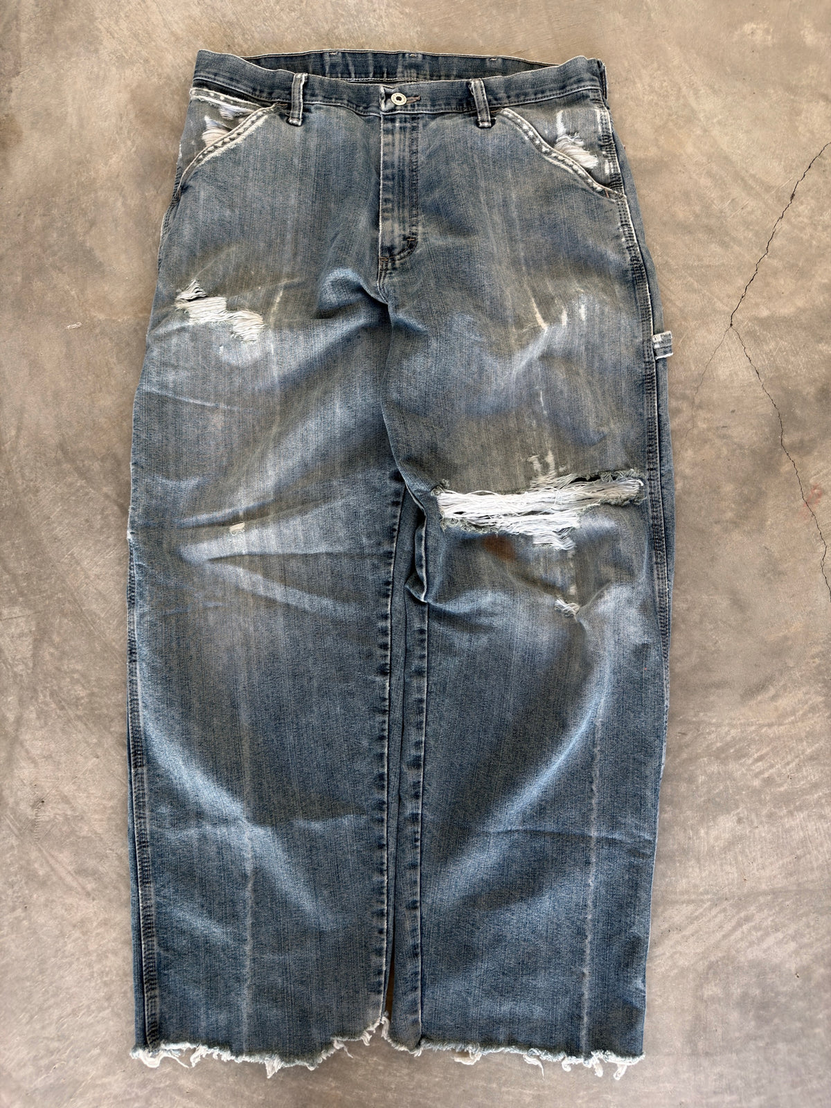 vintage hickory stripe wranglers