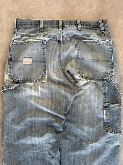 vintage hickory stripe wranglers