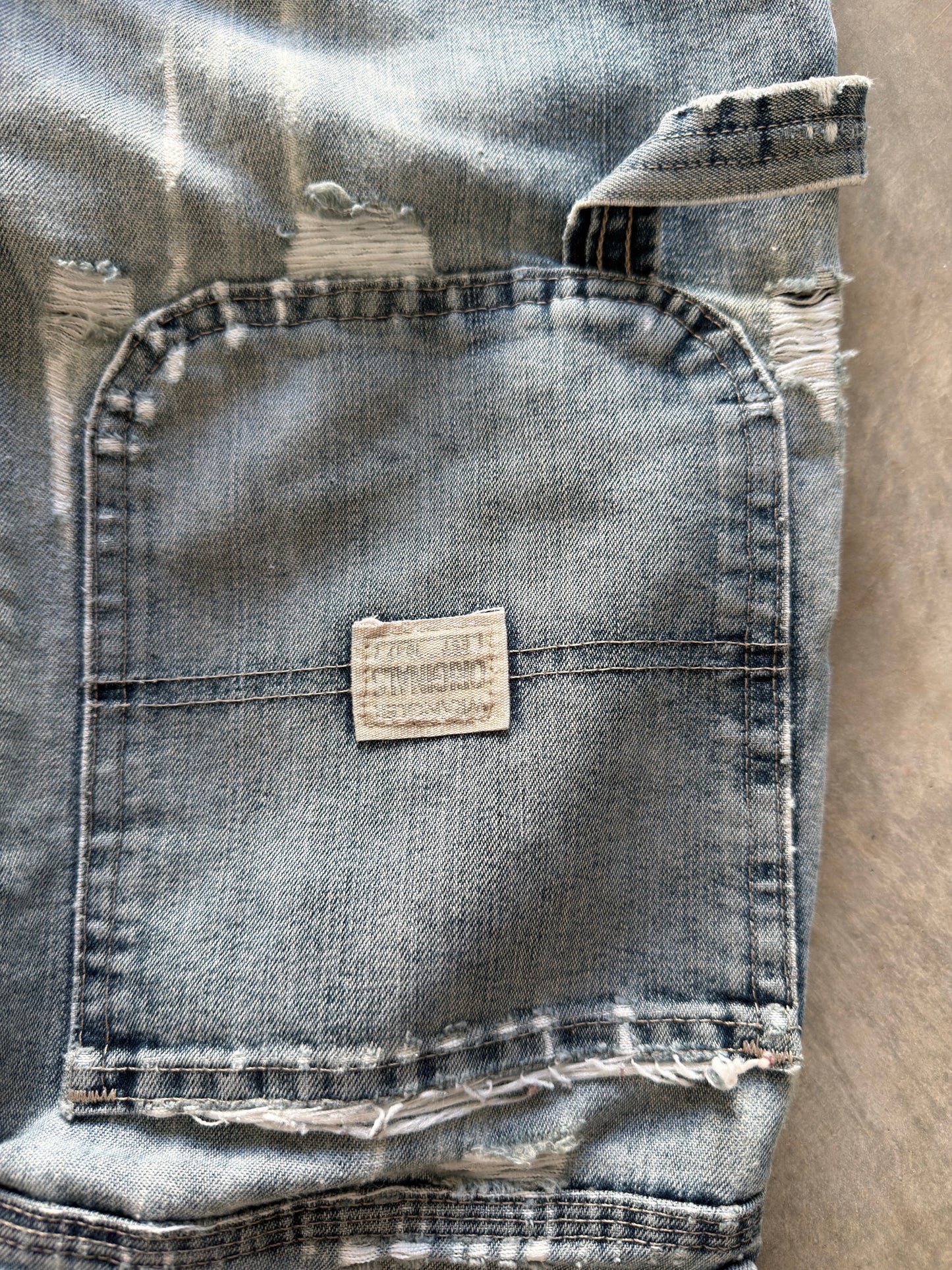 vintage hickory stripe wranglers