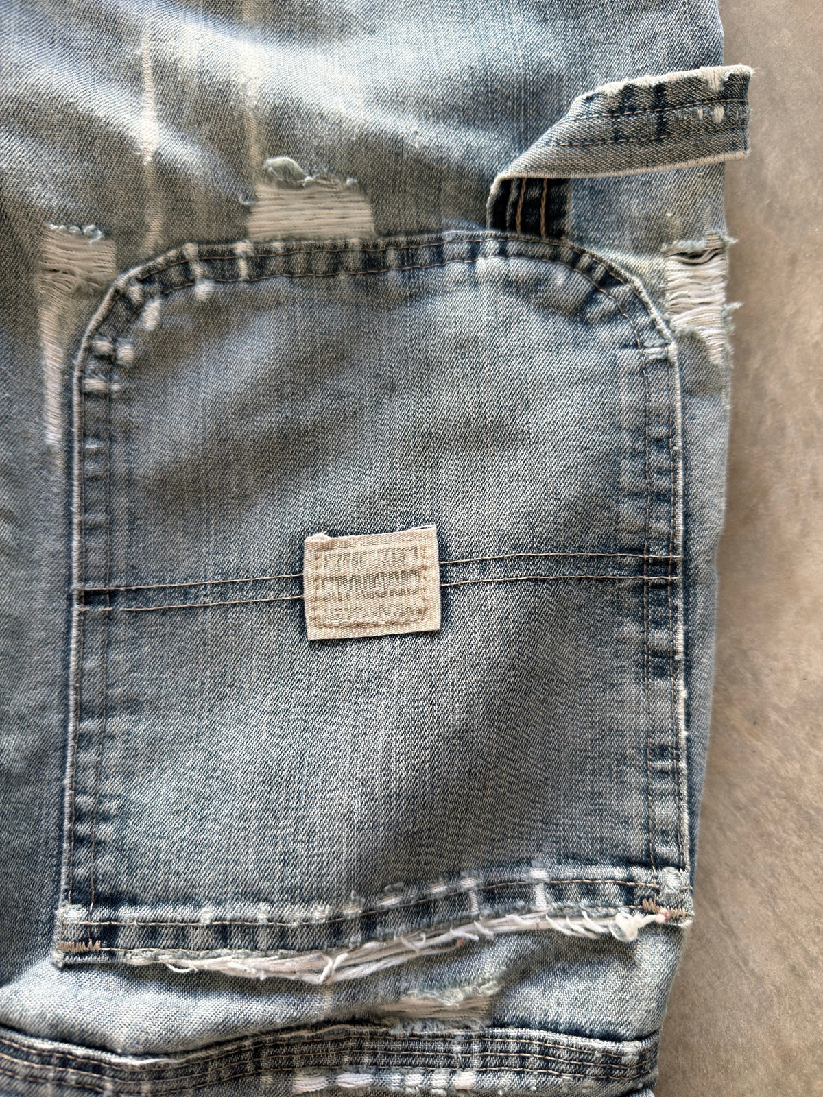 vintage hickory stripe wranglers
