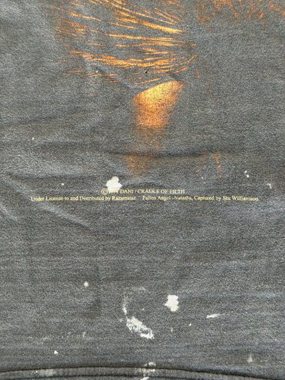 vintage cradle of filth "martyred for a mortal sin" tee