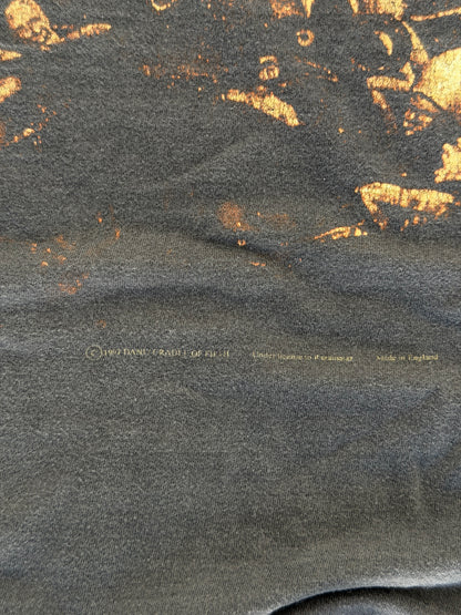 vintage cradle of filth "martyred for a mortal sin" tee